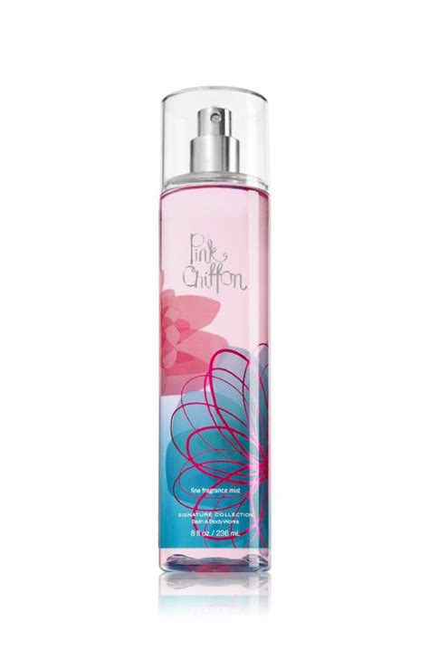 best fragrance mist at bath and body works|pink chiffon fine fragrance mist.